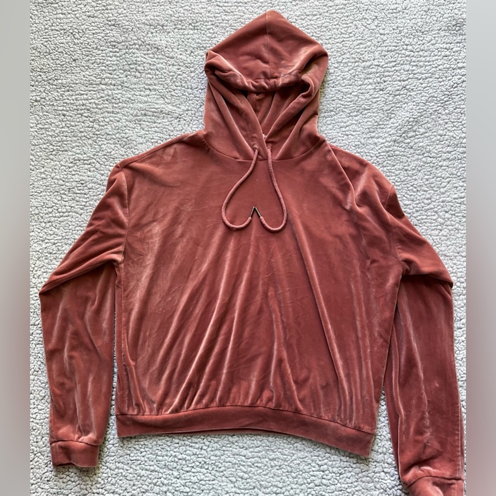 Velvet hoodie